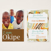 Join the Village - 100 Donor Cards (2.5"x3.5") (Front & Back)