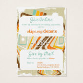 Join the Village - 100 Donor Cards (2.5"x3.5") (Back)