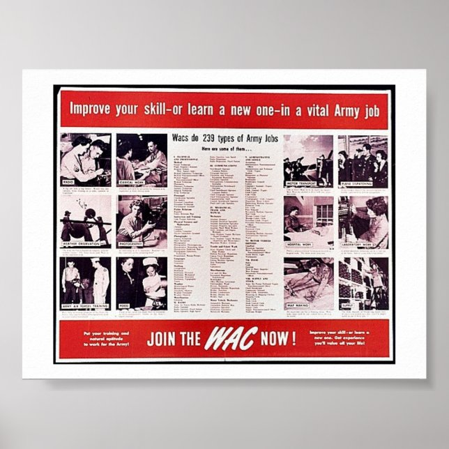 Join The Wac Now! Poster (Front)