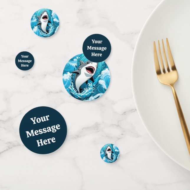 Join Us For a Bite Shark Confetti (Group)