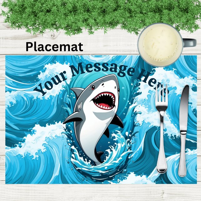 Join Us For a Bite Shark Placemat (Creator Uploaded)