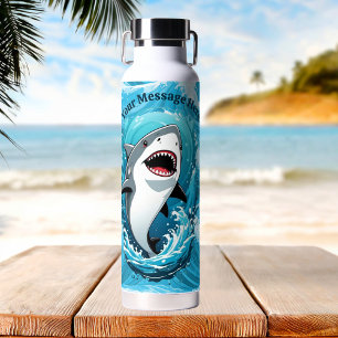 Join Us For a Bite Shark Water Bottle
