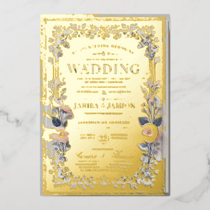 Join Us for a Magical Celebration of Love: Foil Invitation
