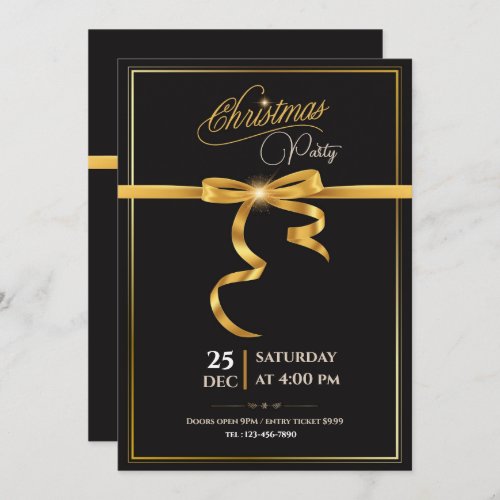 Join Us for a Merry Christmas Bashchristmas party  Invitation