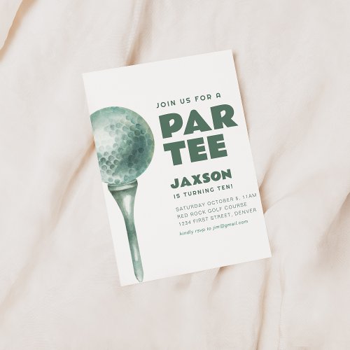 Join Us For A Par_Tee Golf Birthday Party Invite