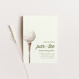 Join Us For A Par-Tee Golf Birthday Party Invite