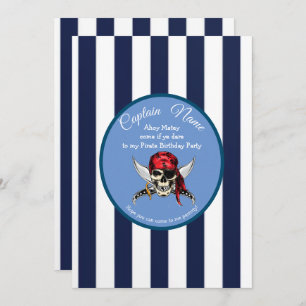 Join Us for a Pirate Adventure Invitation