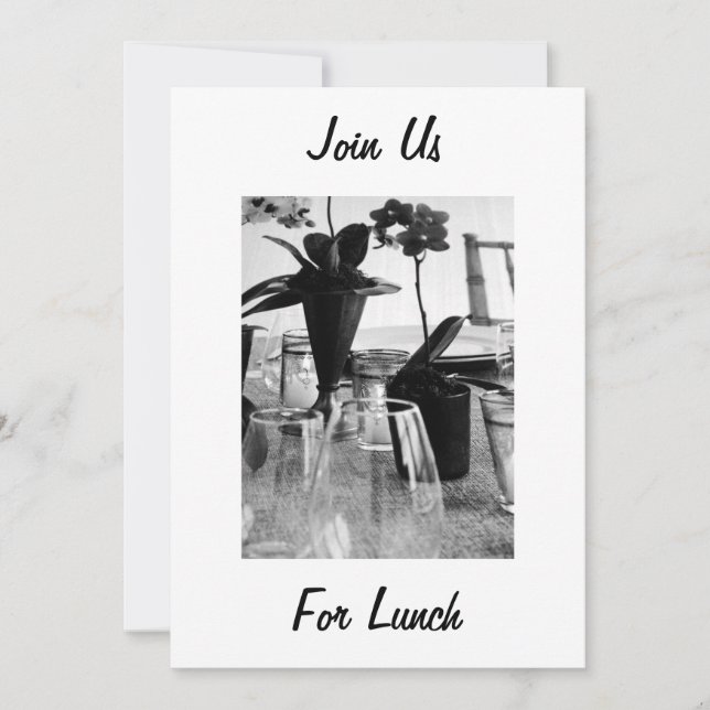 JOIN US FOR LUNCH - INVITATION (Front)