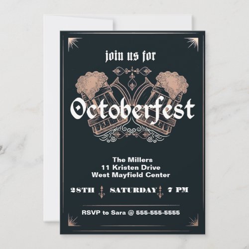 Join Us For Oktoberfest Party Invitation