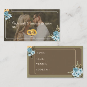 Join Us For our Wedding Celebration! Business Card