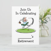 JOIN US IN (ADD NAME) ****RETIREMENT*** INVITATION | Zazzle