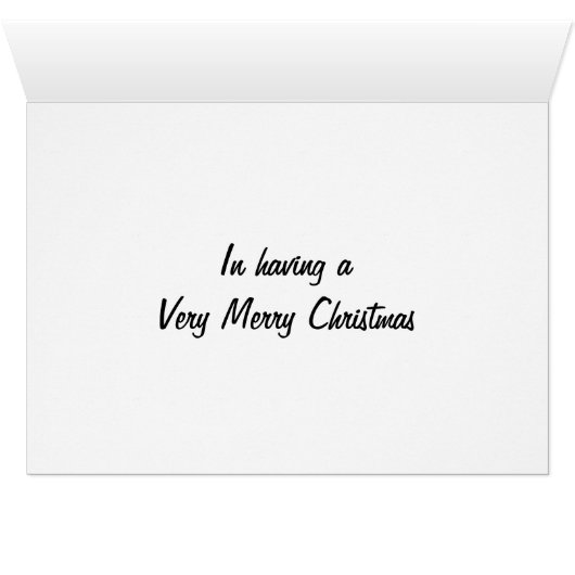 JOIN US IN HAVING A VERY MERRY CHRISTMAS SNOWMEN (Inside Horizontal (Bottom))