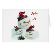JOIN US IN HAVING A VERY MERRY CHRISTMAS SNOWMEN (Front Horizontal)