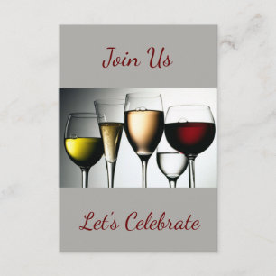 **Join Us / Let's Celebrate** Party INVITATION