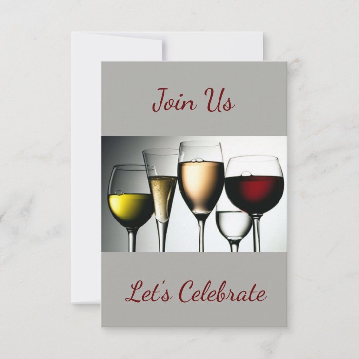 **Join Us / Let's Celebrate** Party INVITATION | Zazzle