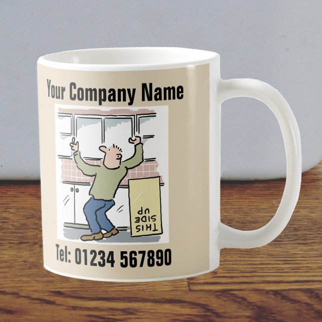 Joiner & Kitchen Fitter Cartoon Mug (Creator Uploaded)