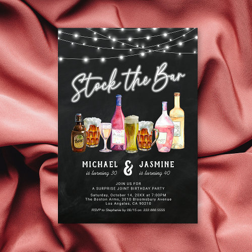 Joint Adult Birthday Party