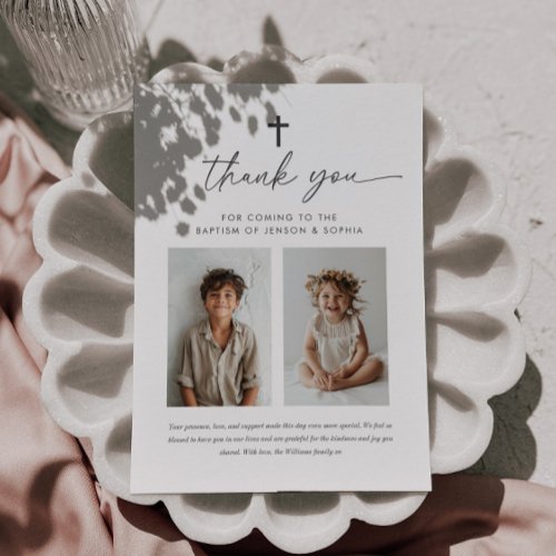 Joint Baptism 2 Photo Welcome Sign