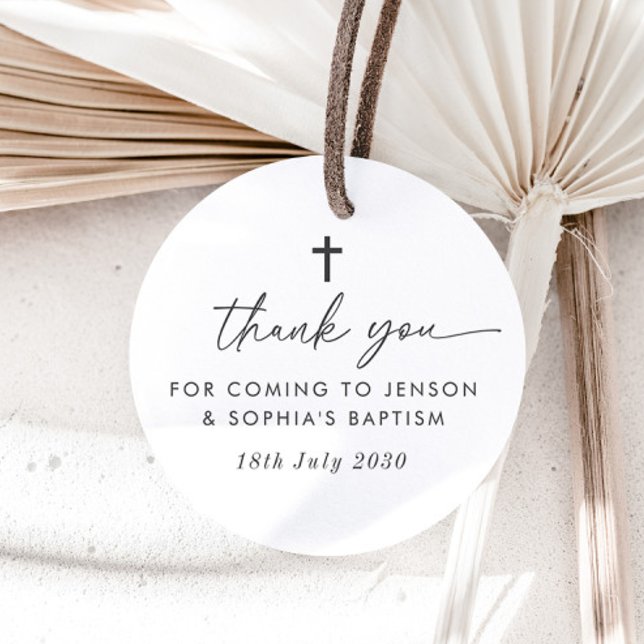 Joint Baptism Favor Tags (Creator Uploaded)