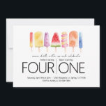 Joint Birthday Party - Popsicle Party Theme Invitation<br><div class="desc">Joint birthday invitation for siblings or friends. Perfect for your pool party!</div>