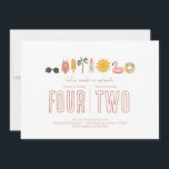 Joint Birthday Party - Summer Themed Invitation<br><div class="desc">Joint birthday invitation for siblings or friends.  Perfect for your pool party or beach themed party!</div>