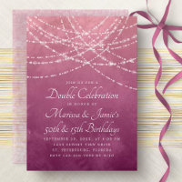 Joint Double String Lights Dusty Womens Girls Pink