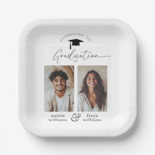 Joint Graduation Party 2 Photo Paper Plates