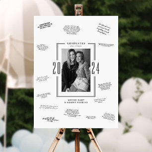 Joint Graduation Photo Guest Keepake Signature  Foam Board