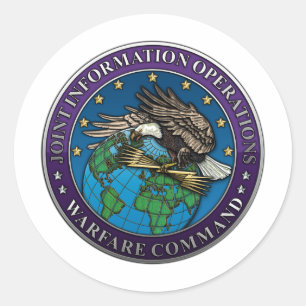Joint Information Operations Warfare Center Classic Round Sticker
