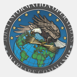Joint Information Operations Warfare Center Classic Round Sticker