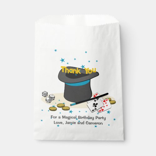 Joint Kids Magical Birthday Party Thank You Favor Bag