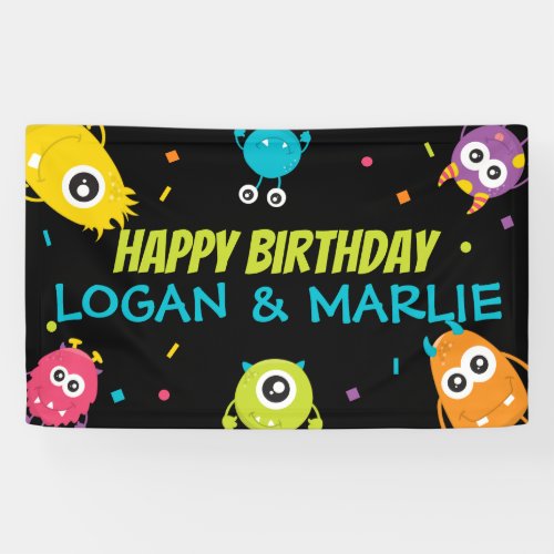 Joint Monster Birthday Party Sign