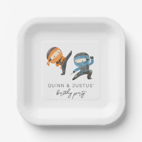 Joint Ninja Party Paper Plates
