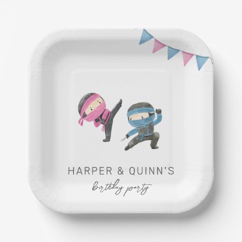 Joint Ninja Party Paper Plates