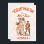 Joint Party Invitation Western Cowboy Boot<br><div class="desc">Joint Party Invitation Western Cowboy Boot</div>