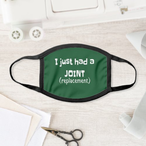 Joint Replacement Humor Funny Novelty Face Mask