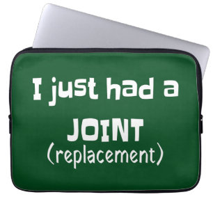 Joint Replacement Humor Funny Novelty Laptop Sleeve
