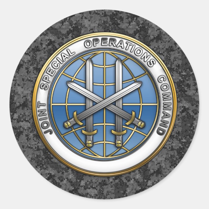 Joint Special Operations Command Classic Round Sticker | Zazzle.com