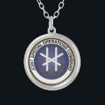 Joint Special Operations Command  JSOC Silver Plated Necklace<br><div class="desc">Joint Special Operations Command  JSOC</div>