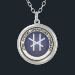 Joint Special Operations Command JSOC Silver Plated Necklace<br><div class="desc">Joint Special Operations Command JSOC</div>