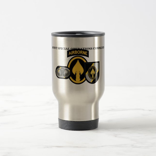 JOINT SPECIAL OPERATIONS COMMAND TRAVEL MUG (Center)
