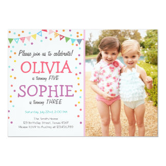 Twin Party Invitations 8