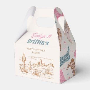 Joint Western Birthday Party Favor Boxes