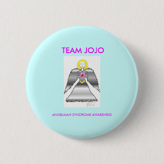jojos angel, TEAM JOJO, ANGELMAN SYNDROME AWARE... Button