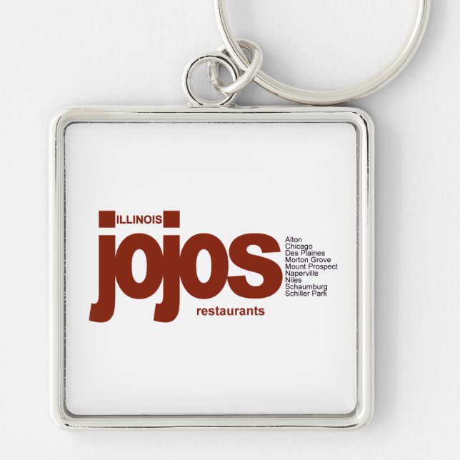 JOJOS Restaurants in Illinois Keychain (Front)