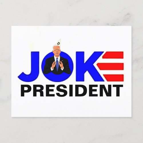 Joke Biden Postcard