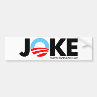 JOKE BUMPER STICKER