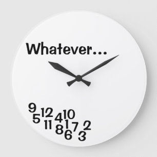 Joke Clocks Jumbled Numbers Joke Clock