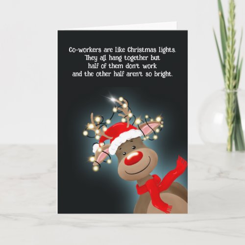 joke for co_worker office staff christmas card