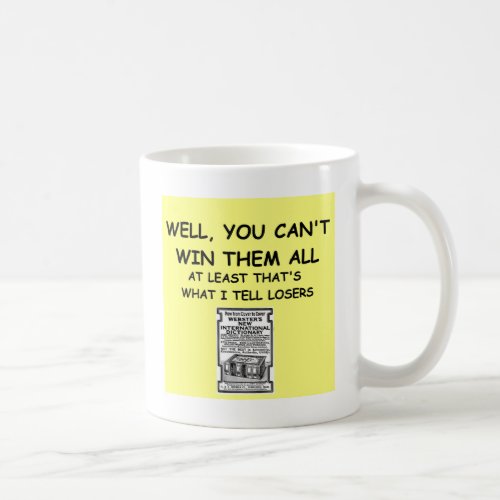 joke for winners coffee mug